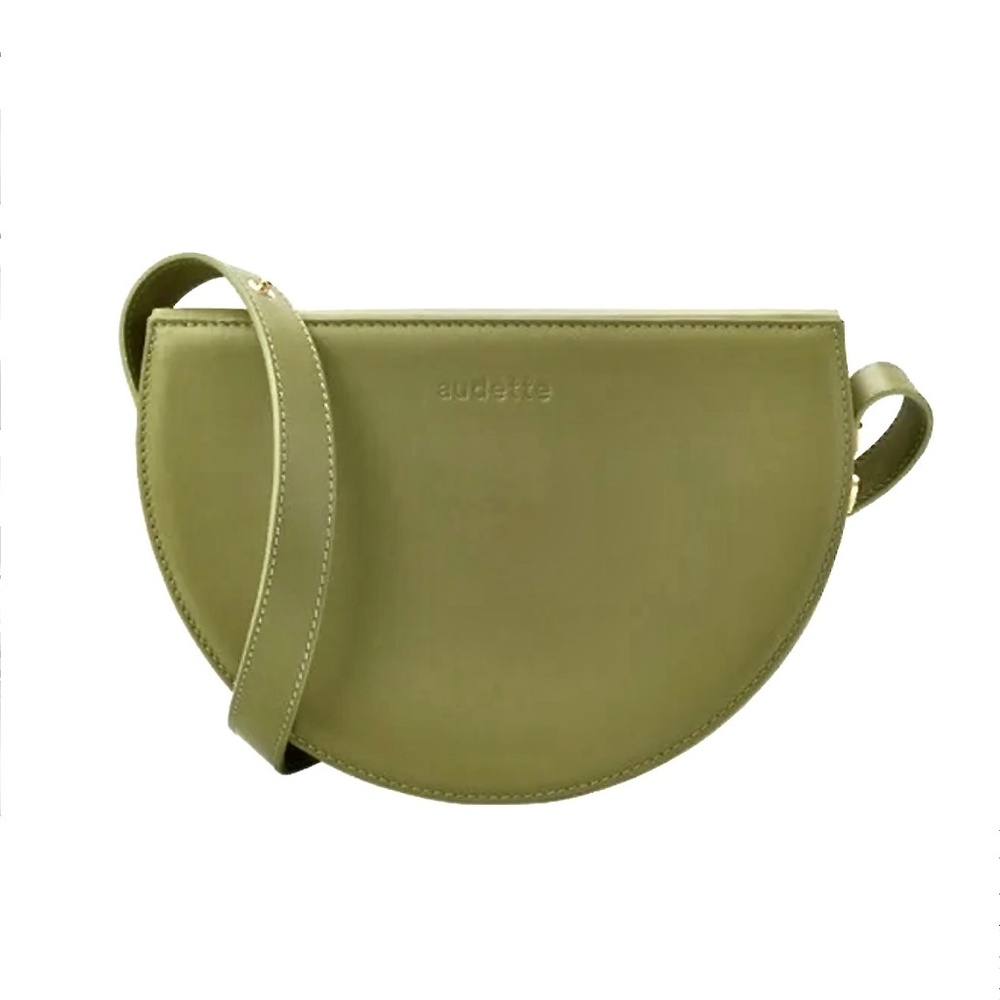 Audette Le Nuit Olive Leather Shoulder / Cross body Bag